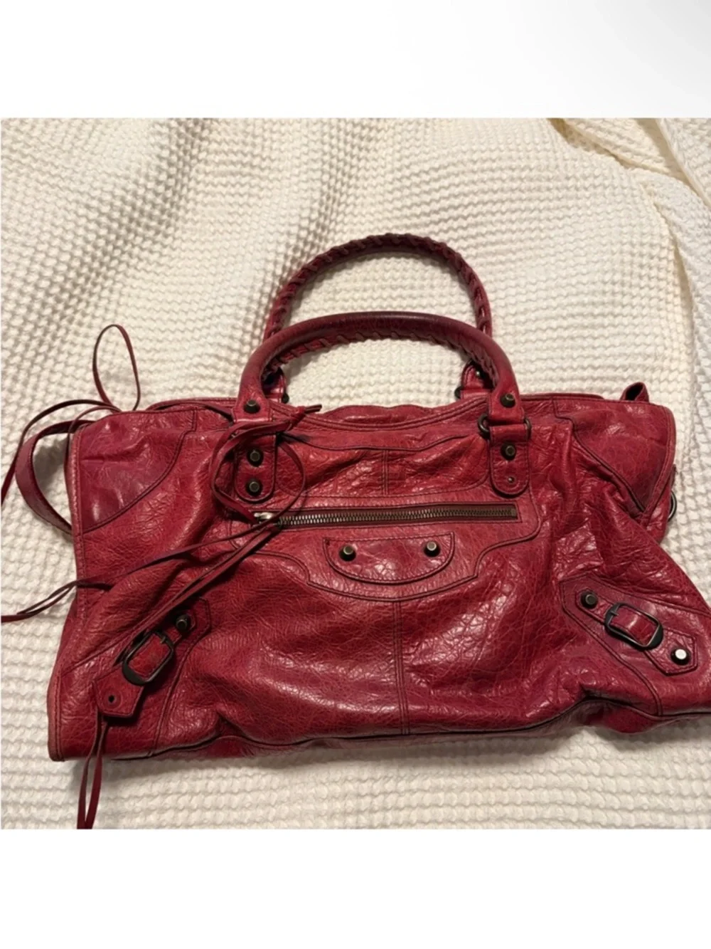 Balanciaga City Bag - Bordeaux - Picture 2 of 9